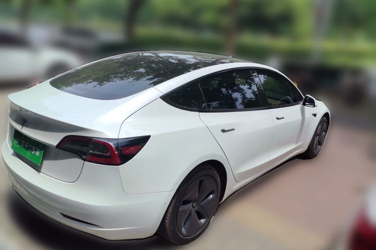 Used Tesla Model 3 2020 Standard Range Rear-Wheel Drive Upgraded Version Rear Right 45 Deg