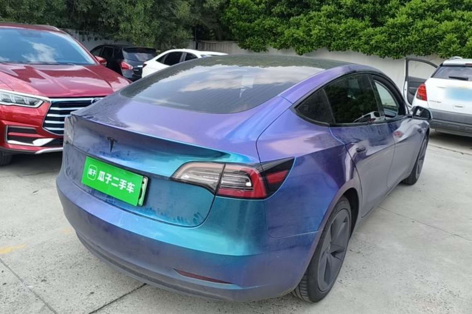 Used Tesla Model 3 2020 Revised Version Standard Range Rear-Wheel Drive – Upgraded Edition Rear Right 45 Deg