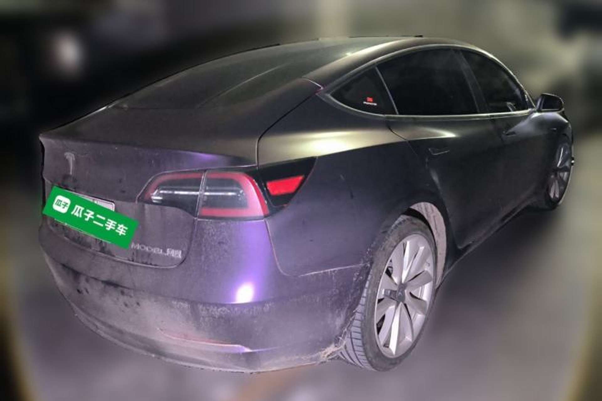 Used Tesla Model 3 2020 Refreshed Version Long-Range Rear-Wheel Drive Rear Right 45 Deg
