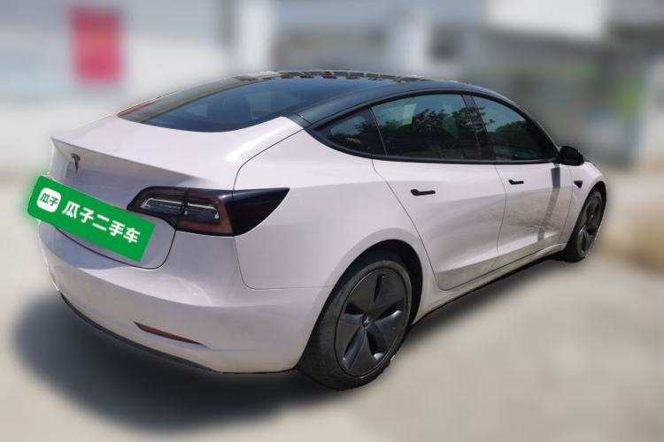 Used Tesla Model 3 2020 Standard Range Rear-Wheel Drive Upgraded Version Rear Right 45 Deg
