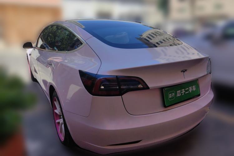 Used Tesla Model 3 2020 Refreshed Version Long-Range Rear-Wheel Drive Rear Left 45 Deg