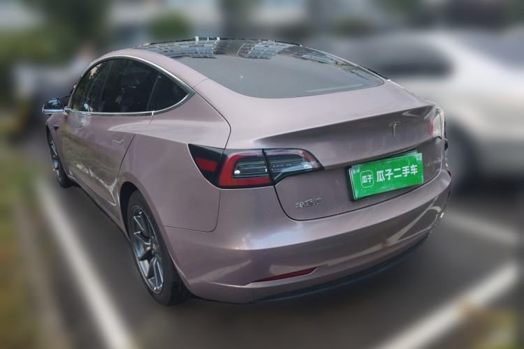Used Tesla Model 3 2020 Standard Range Rear-Wheel Drive Upgraded Version Rear Left 45 Deg