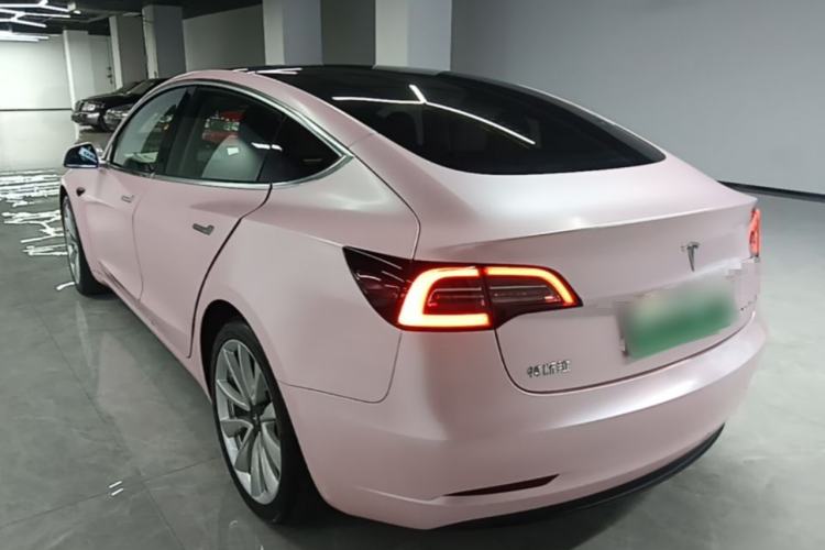 Used Tesla Model 3 2020 Refreshed Version Long-Range Rear-Wheel Drive Rear Left 45 Deg