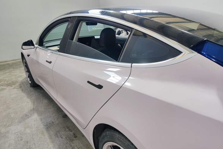 Used Tesla Model 3 2020 Standard Range Rear-Wheel Drive Upgraded Version Rear Left 45 Deg