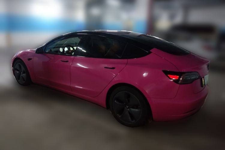 Used Tesla Model 3 2020 Standard Range Rear-Wheel Drive Upgraded Version Rear Left 45 Deg