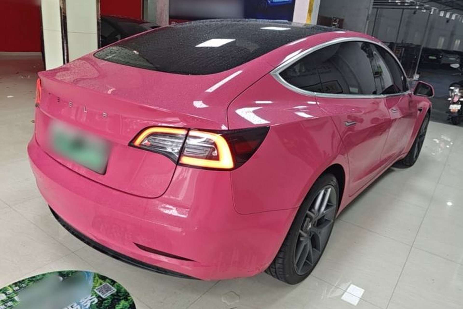 Used Tesla Model 3 2020 Standard Range Rear-Wheel Drive Upgraded Version Rear Right 45 Deg