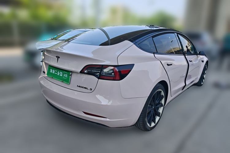 Used Tesla Model 3 2020 Standard Range Rear-Wheel Drive Upgraded Version Rear Right 45 Deg