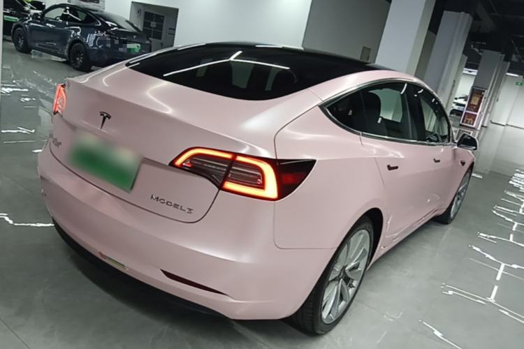 Used Tesla Model 3 2020 Refreshed Version Long-Range Rear-Wheel Drive Rear Right 45 Deg