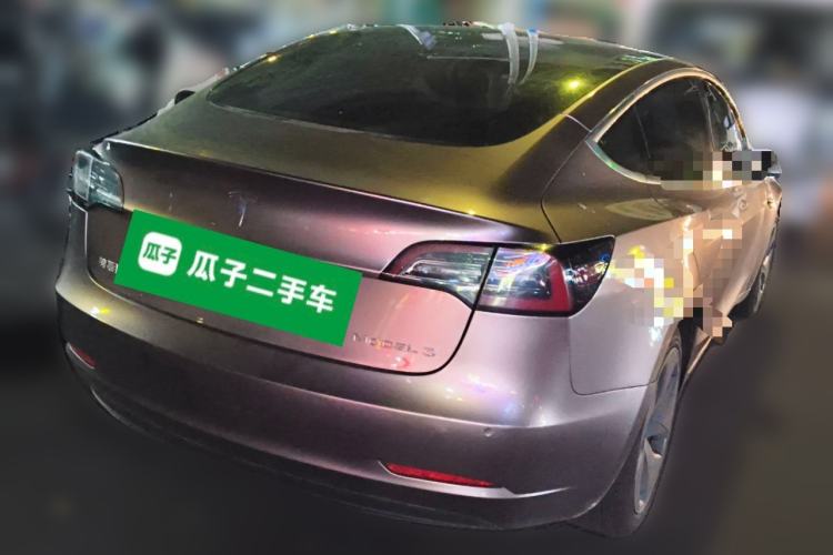 Used Tesla Model 3 2020 Refreshed Version Long-Range Rear-Wheel Drive Rear Right 45 Deg