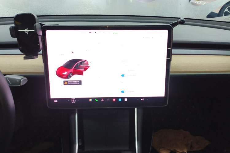 Used Tesla Model 3 2020 Standard Range Rear-Wheel Drive Upgraded Version Audio And AC Panel