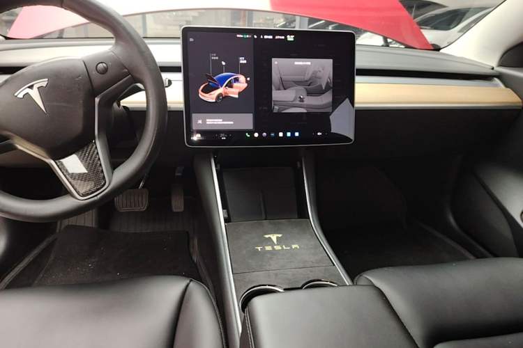 Used Tesla Model 3 2020 Standard Range Rear-Wheel Drive Upgraded Version Audio And AC Panel