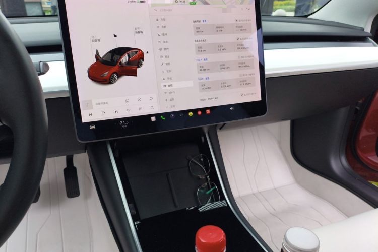 Used Tesla Model 3 2020 Standard Range Rear-Wheel Drive Upgraded Version Audio And AC Panel