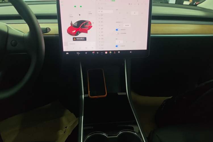 Used Tesla Model 3 2020 Revised Version Standard Range Rear-Wheel Drive – Upgraded Edition Audio And AC Panel