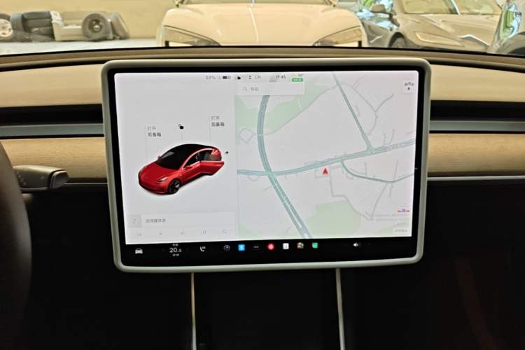 Used Tesla Model 3 2020 Revised Version Standard Range Rear-Wheel Drive – Upgraded Edition Audio And AC Panel