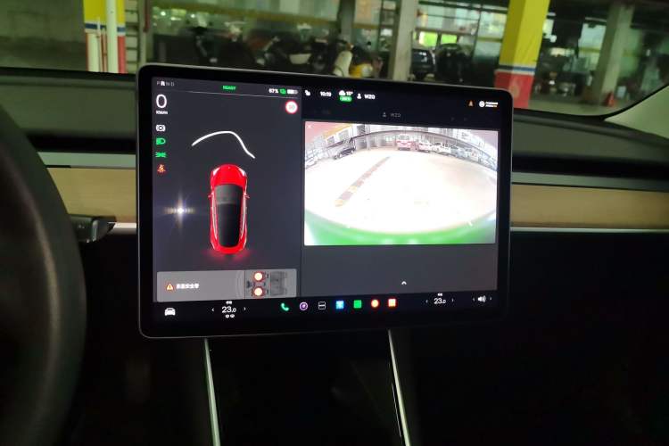 Used Tesla Model 3 2020 Revised Version Standard Range Rear-Wheel Drive – Upgraded Edition Audio And AC Panel