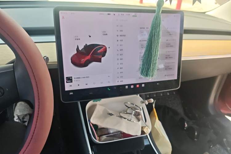Used Tesla Model 3 2020 Standard Range Rear-Wheel Drive Upgraded Version Audio And AC Panel