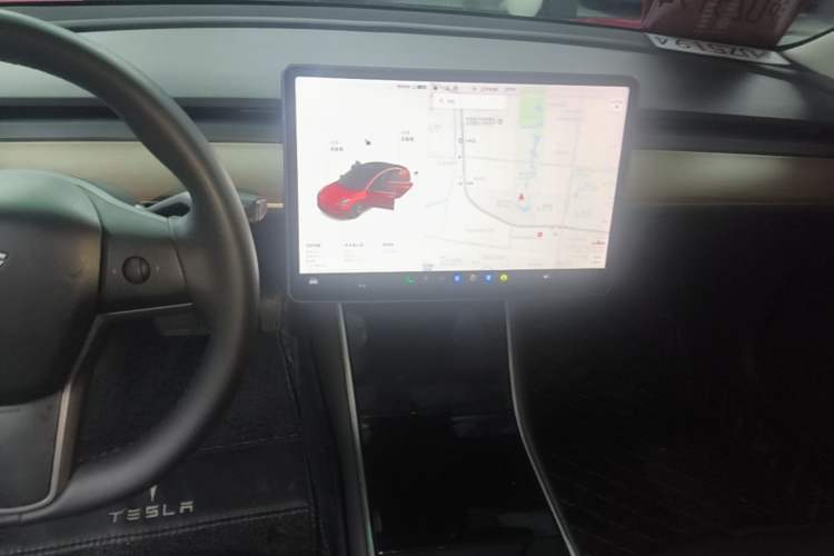 Used Tesla Model 3 2020 Revised Version Standard Range Rear-Wheel Drive – Upgraded Edition Audio And AC Panel