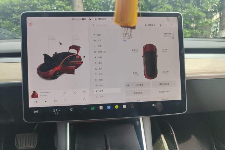 Used Tesla Model 3 2020 Refreshed Version Long-Range Rear-Wheel Drive Audio And AC Panel