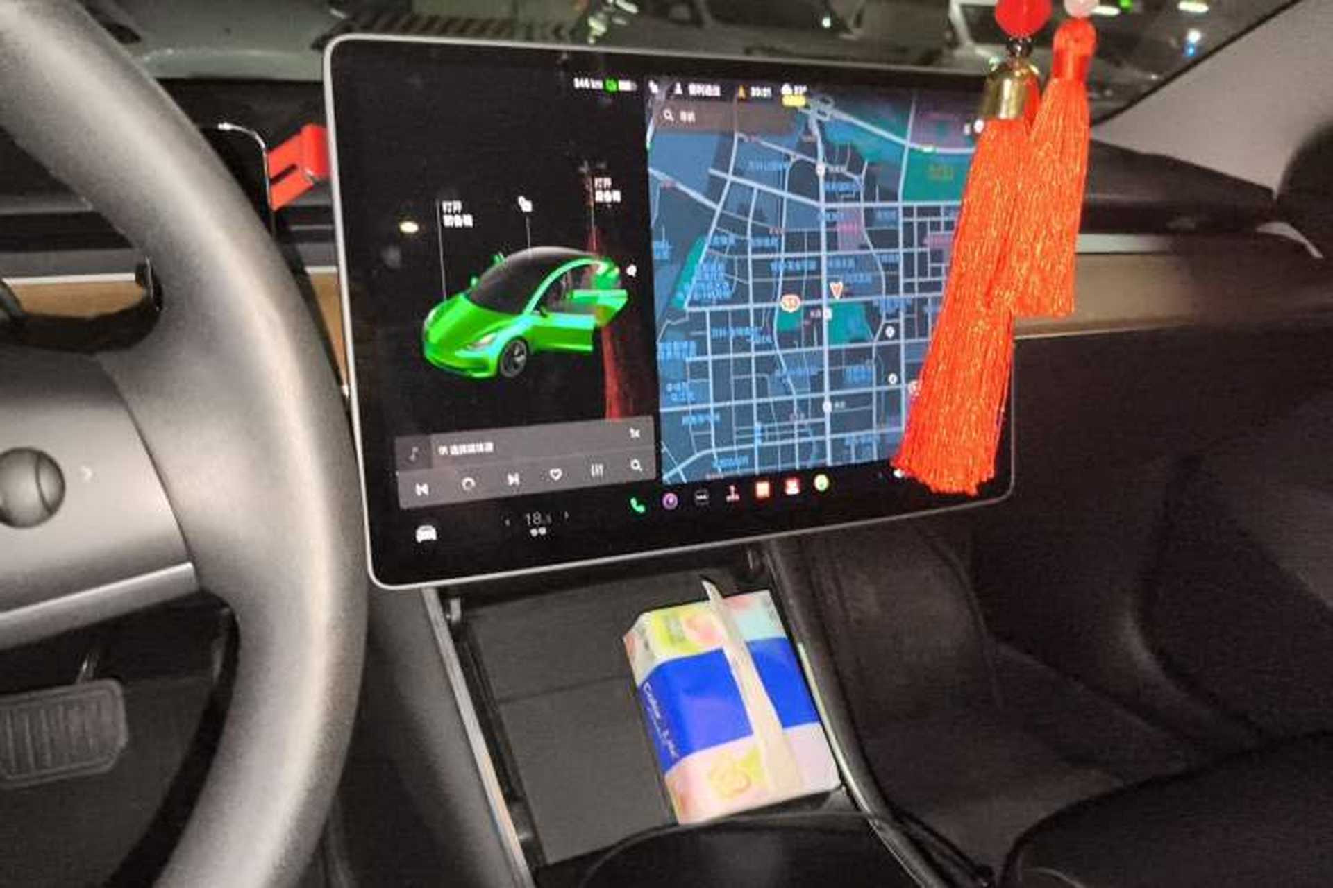 Used Tesla Model 3 2020 Standard Range Rear-Wheel Drive Upgraded Version Audio And AC Panel