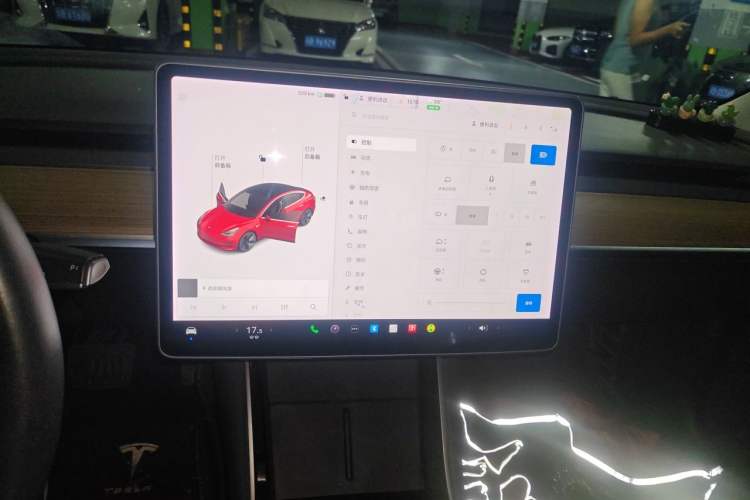 Used Tesla Model 3 2020 Revised Version Standard Range Rear-Wheel Drive – Upgraded Edition Audio And AC Panel