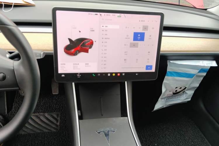 Used Tesla Model 3 2020 Refreshed Version Long-Range Rear-Wheel Drive Audio And AC Panel