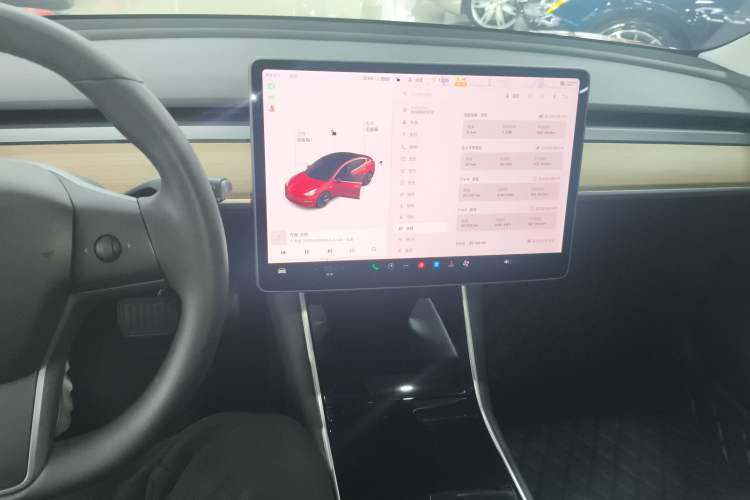Used Tesla Model 3 2020 Standard Range Rear-Wheel Drive Upgraded Version Audio And AC Panel