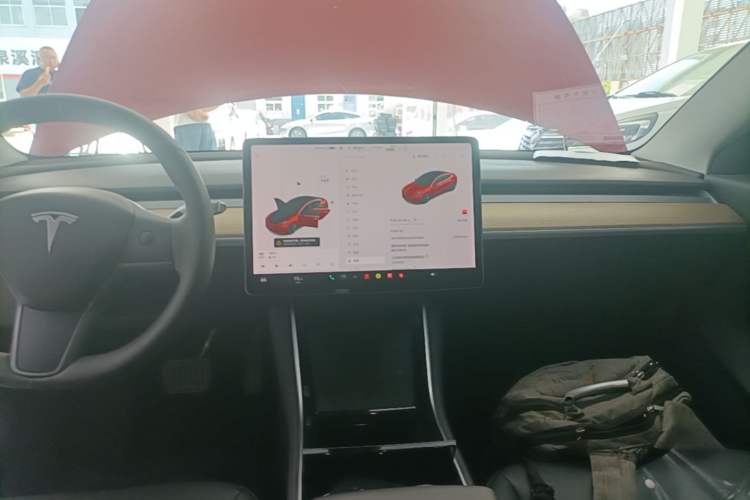 Used Tesla Model 3 2020 Standard Range Rear-Wheel Drive Upgraded Version Audio And AC Panel