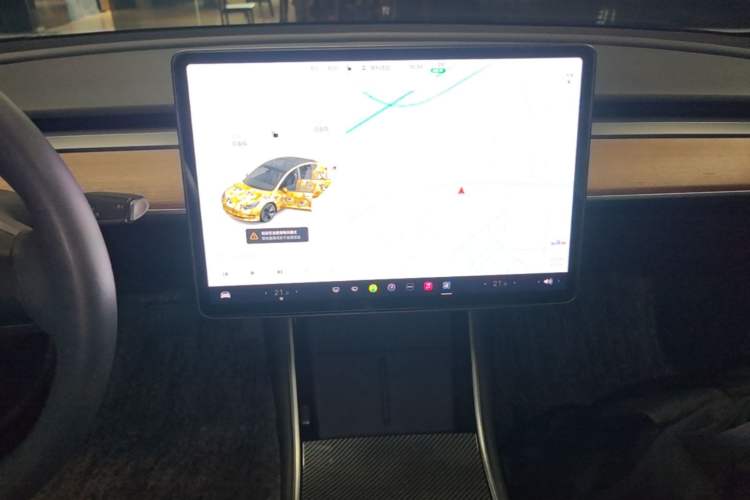 Used Tesla Model 3 2020 Revised Version Standard Range Rear-Wheel Drive – Upgraded Edition Audio And AC Panel