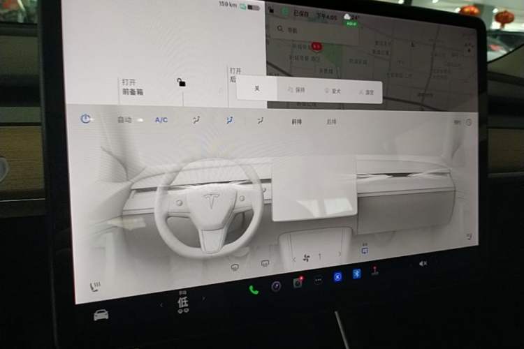 Used Tesla Model 3 2020 Revised Version Standard Range Rear-Wheel Drive – Upgraded Edition Audio And AC Panel