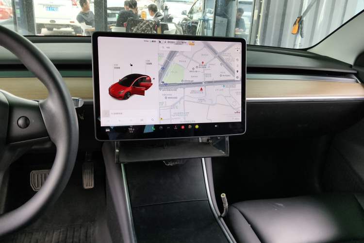 Used Tesla Model 3 2020 Standard Range Rear-Wheel Drive Upgraded Version Audio And AC Panel