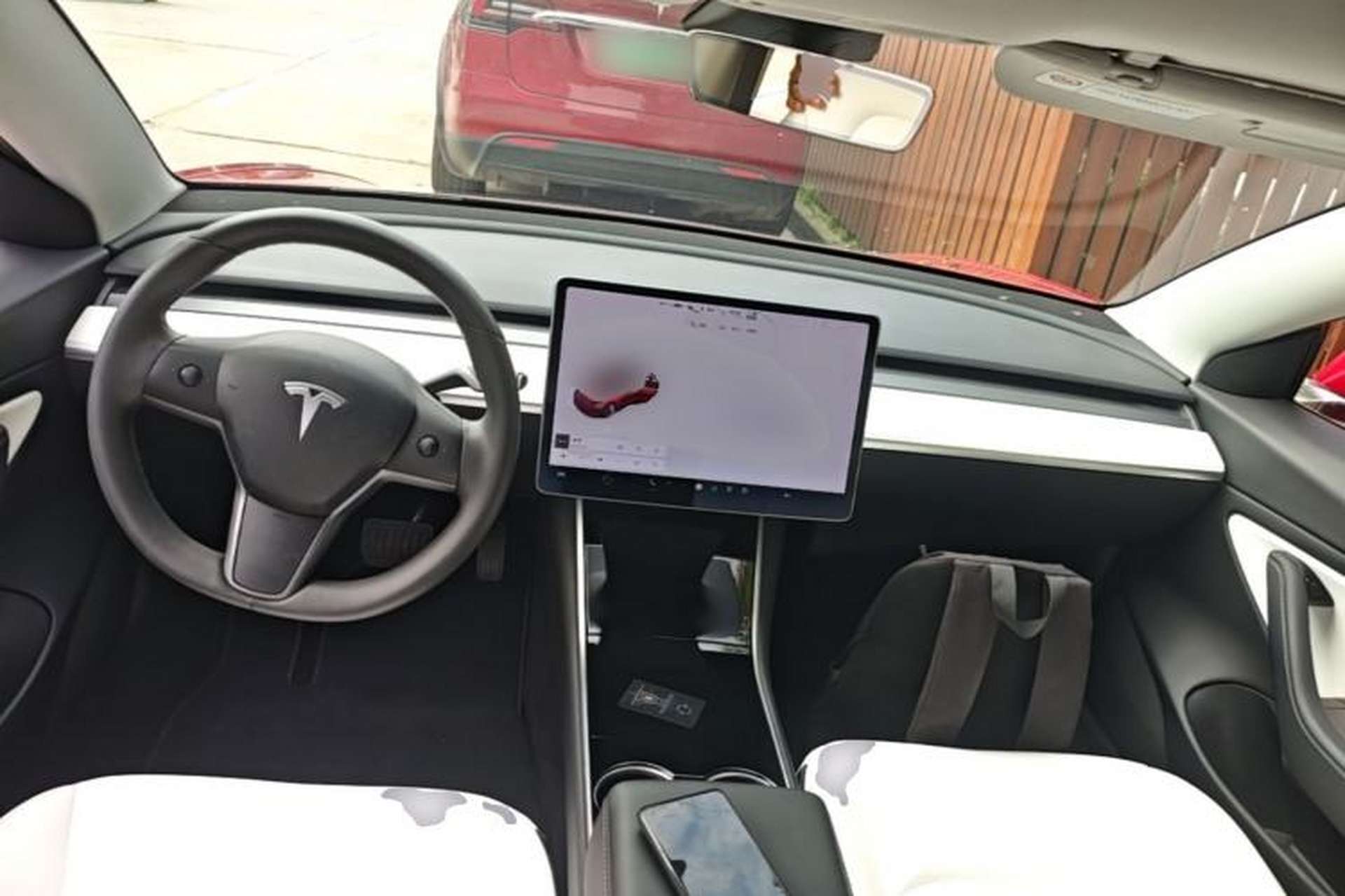 Used Tesla Model 3 2020 Refreshed Version Long-Range Rear-Wheel Drive Center Console