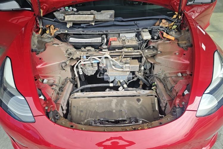 Used Tesla Model 3 2020 Refreshed Version Long-Range Rear-Wheel Drive Engine Bay