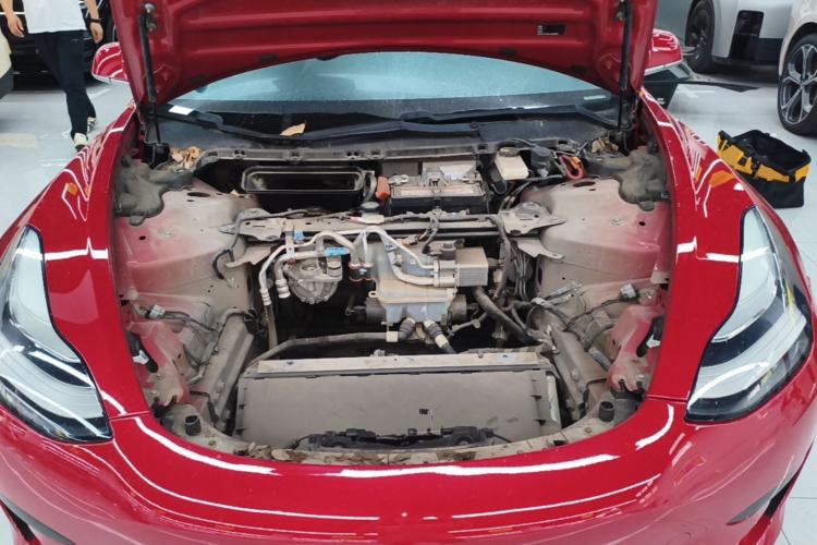 Used Tesla Model 3 2020 Standard Range Rear-Wheel Drive Upgraded Version Engine Bay