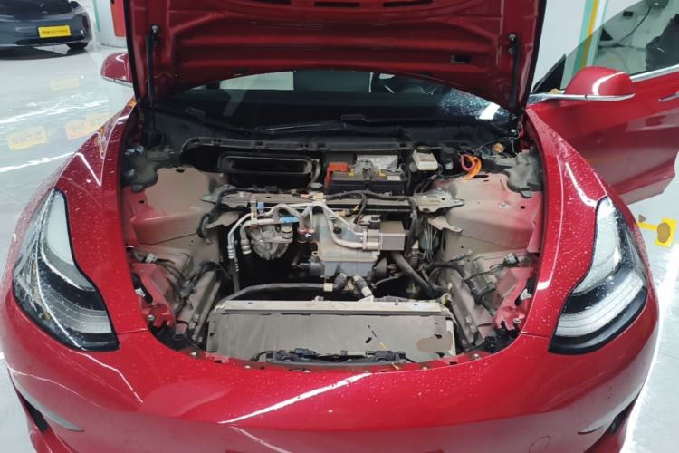 Used Tesla Model 3 2020 Refreshed Version Long-Range Rear-Wheel Drive Engine Bay
