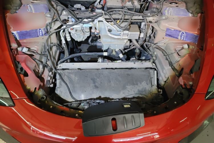 Used Tesla Model 3 2020 Refreshed Version Long-Range Rear-Wheel Drive Engine Bay