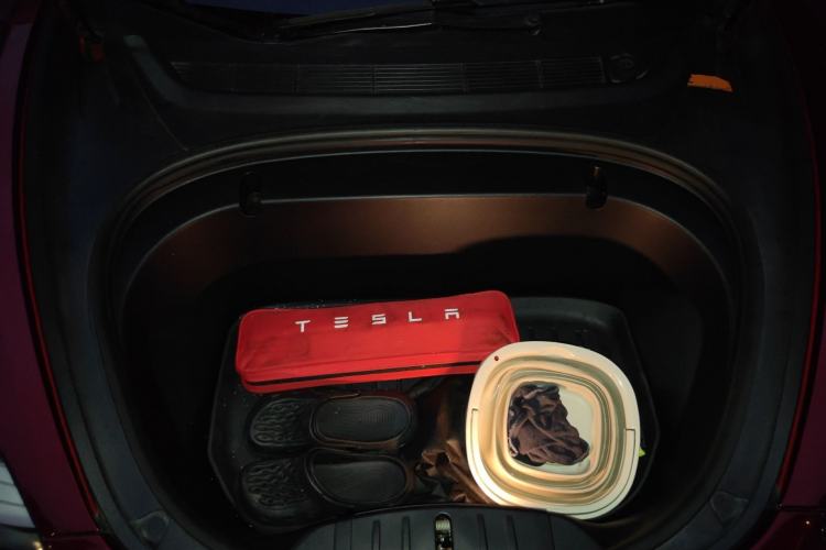 Used Tesla Model 3 2020 Refreshed Version Long-Range Rear-Wheel Drive Engine Bay