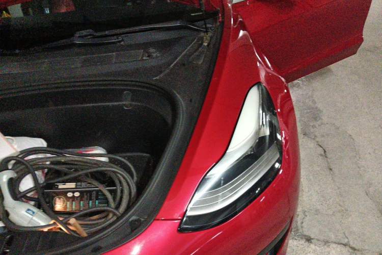 Used Tesla Model 3 2020 Standard Range Rear-Wheel Drive Upgraded Version Engine Bay Left