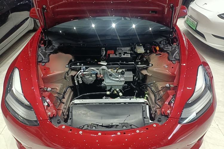 Used Tesla Model 3 2020 Long-Range Rear-Wheel-Drive Version Engine Bay