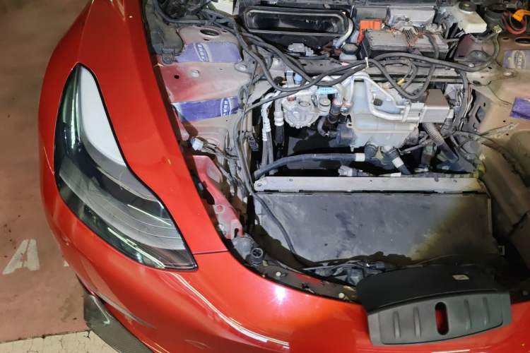 Used Tesla Model 3 2020 Refreshed Version Long-Range Rear-Wheel Drive Engine Bay Right
