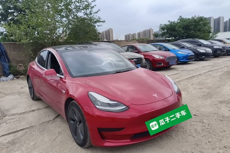 Used Tesla Model 3 2020 Standard Range Rear-Wheel Drive Upgraded Version Front Right 45 Deg
