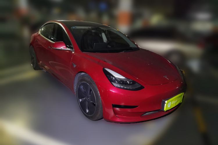 Used Tesla Model 3 2020 Standard Range Rear-Wheel Drive Upgraded Version Front Right 45 Deg