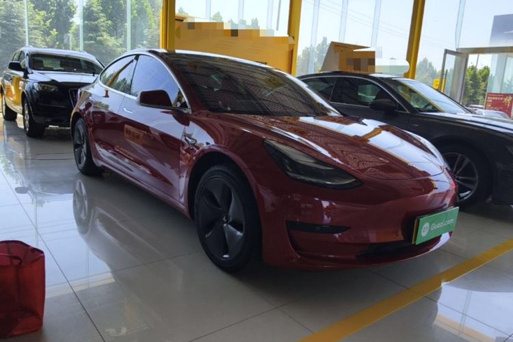 Used Tesla Model 3 2020 Standard Range Rear-Wheel Drive Upgraded Version Front Right 45 Deg