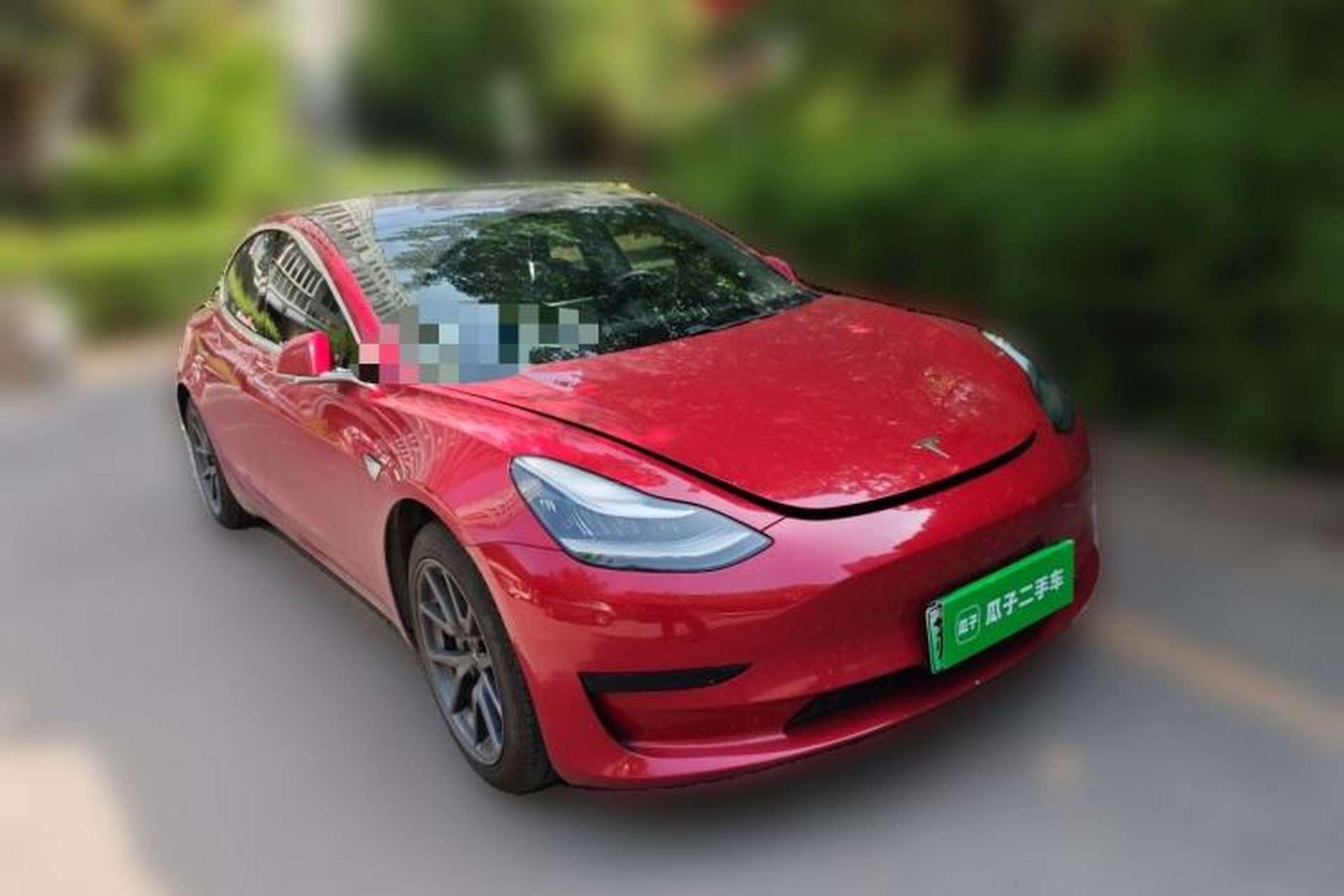 Used Tesla Model 3 2020 Standard Range Rear-Wheel Drive Upgraded Version Front Right 45 Deg