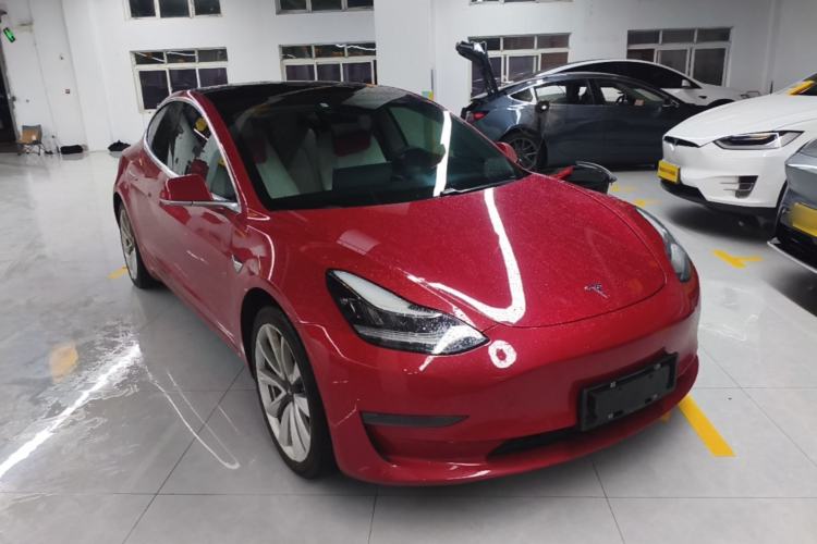 Used Tesla Model 3 2020 Refreshed Version Long-Range Rear-Wheel Drive Front Right 45 Deg