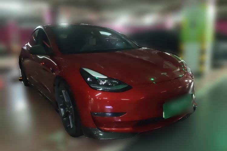 Used Tesla Model 3 2020 Refreshed Version Long-Range Rear-Wheel Drive Front Right 45 Deg