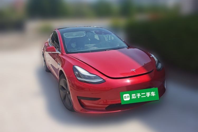 Used Tesla Model 3 2020 Standard Range Rear-Wheel Drive Upgraded Version Front Right 45 Deg