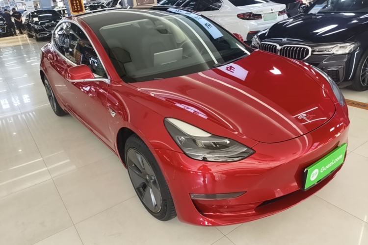 Used Tesla Model 3 2020 Refreshed Version Long-Range Rear-Wheel Drive Front Right 45 Deg