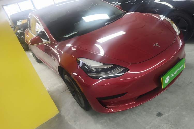Used Tesla Model 3 2020 Standard Range Rear-Wheel Drive Upgraded Version Front Right 45 Deg