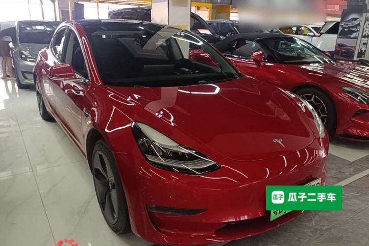 Used Tesla Model 3 2020 Refreshed Version Long-Range Rear-Wheel Drive Front Right 45 Deg