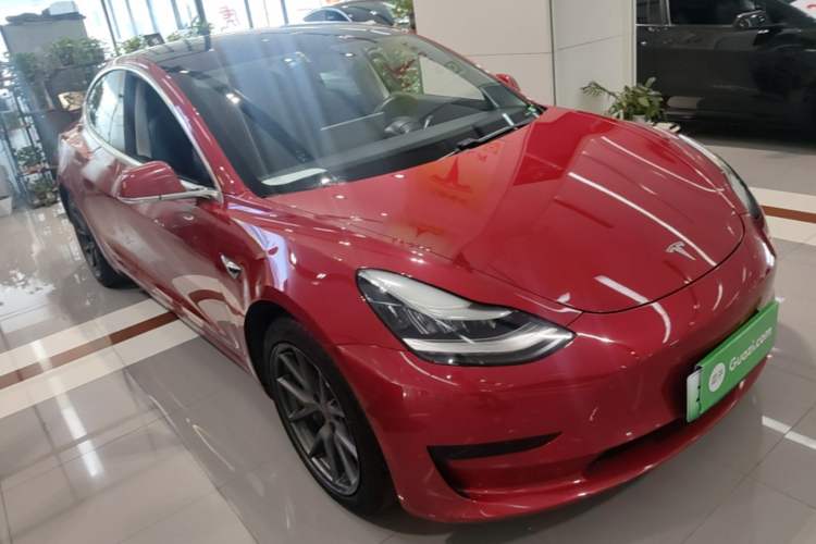 Used Tesla Model 3 2020 Standard Range Rear-Wheel Drive Upgraded Version Front Right 45 Deg